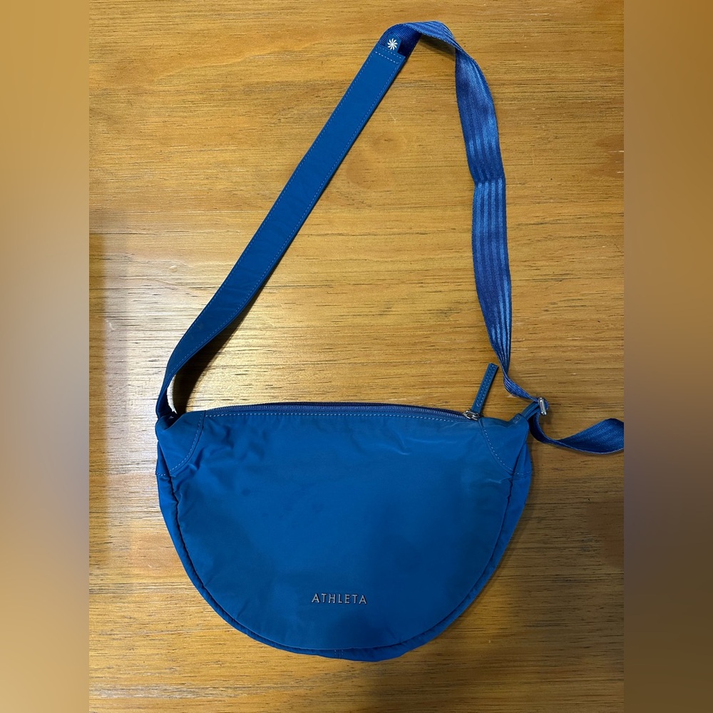 Athleta Vibrant Blue Crossbody Bag